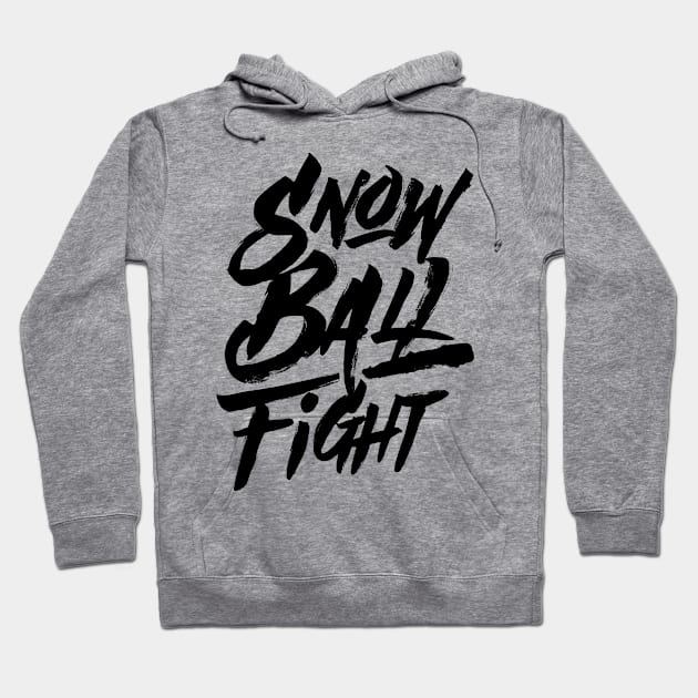 Snowball Fight Snowballs Throw Winter Game Player Hoodie by dr3shirts